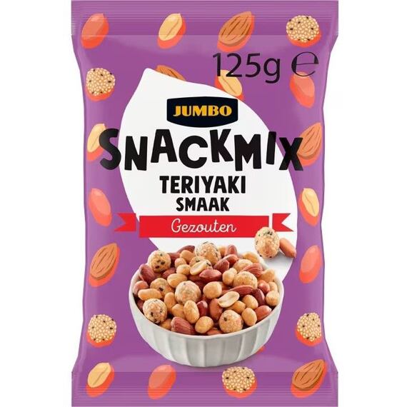 Jumbo mix of nuts with Teriyaki flavor 125 g