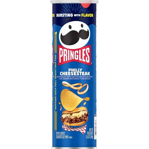 Pringles USA bramborové chipsy s příchutí masového sendviče se sýrem 158 g