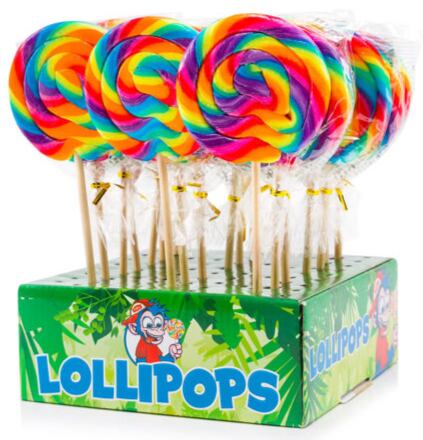 Spiral Pop Normal Rainbow 1ks 80 g