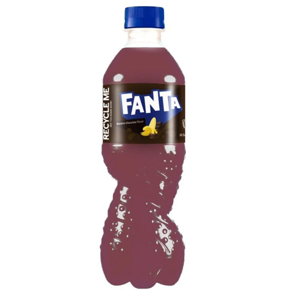 Fanta sycený nápoj s příchutí banánu a čokolády 500 ml