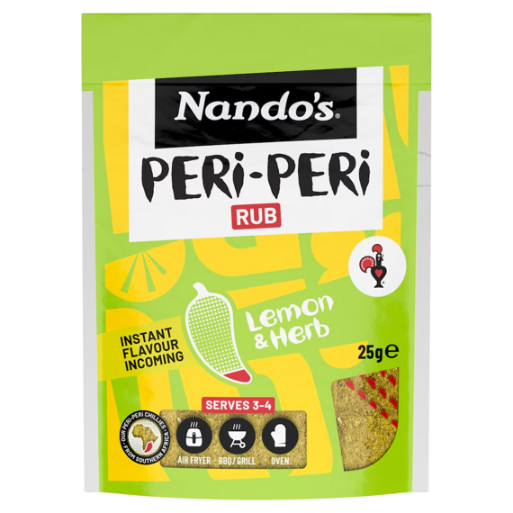 Nando's Peri-Peri seasoning mix with lemon flavour and chilli 25 g