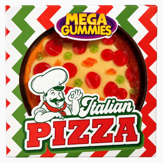 Felko Mega Gummies velká želé italská pizza 600 g