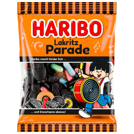 Haribo DE Lakritz Parade lékořicové bonbóny 160 g