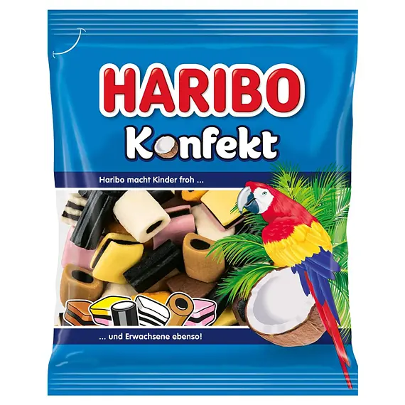 Haribo DE Konfekt lékořicové bonbóny 175 g