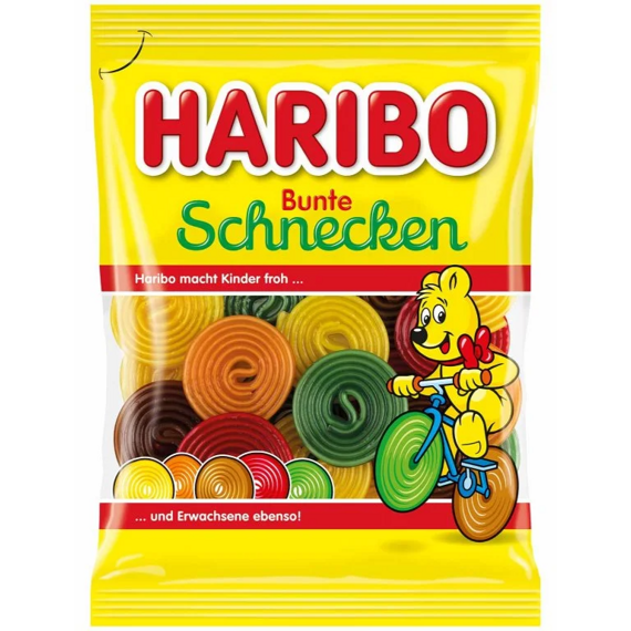 Haribo DE Bunte Schnecke pendreky s ovocnou příchutí 160 g