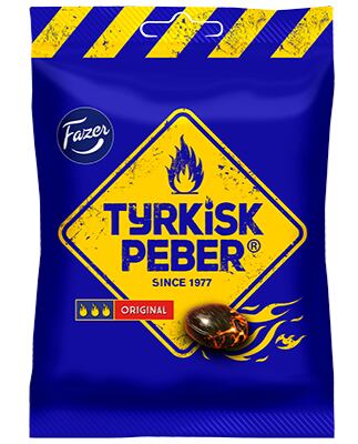 Fazer Tyrkisk Peber pálivé lékořicové bonbóny 150 g