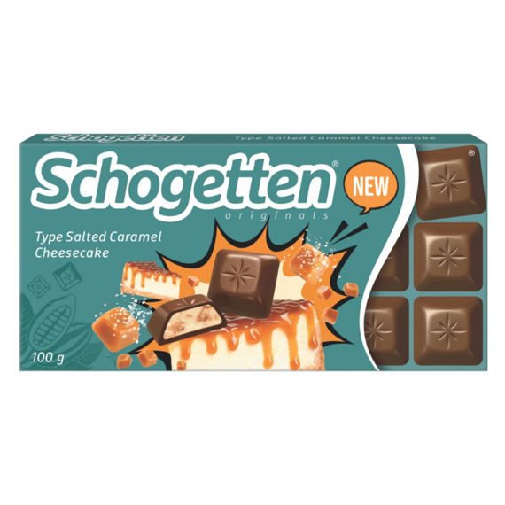 Schogetten DE Salted Caramel Cheesecake mléčná čokoláda 100 g