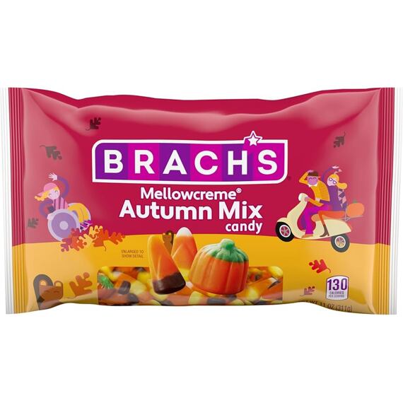 Brach's US Autumn Mix fondánové bonbóny Candy Corn 311 g