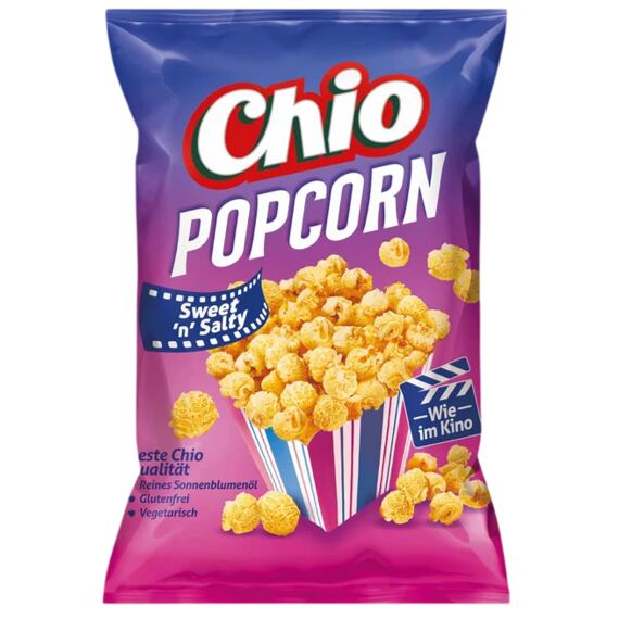 Chio DE hotový popcorn s příchutí Sweet 'n' Salty 120 g