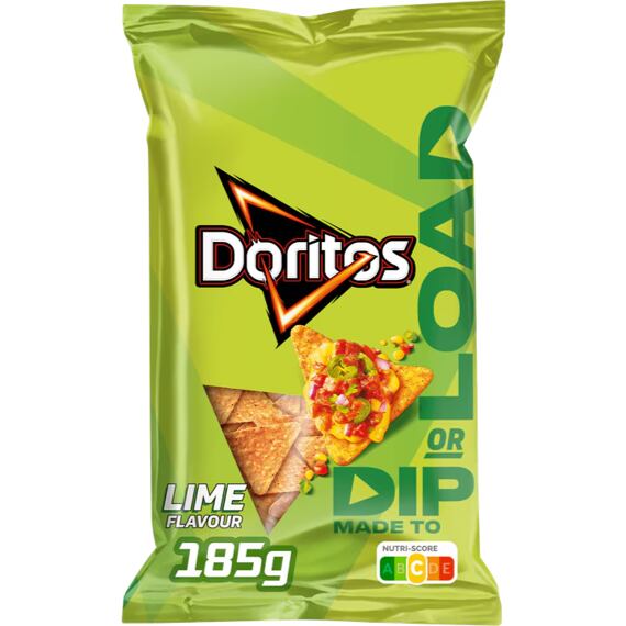 Doritos tortillové chipsy s příchutí limetky 185 g