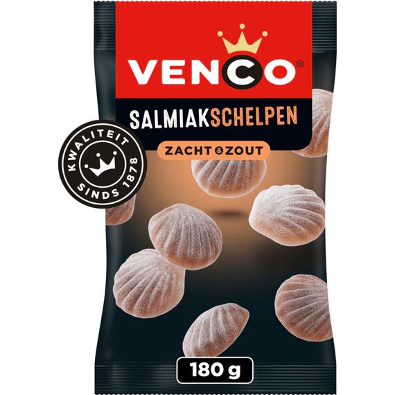 Venco lékořicové bonbony ve tvaru mušlí 180 g