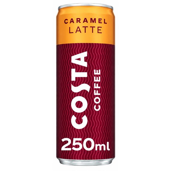Costa Coffee ledové latté s příchutí karamelu 250 ml