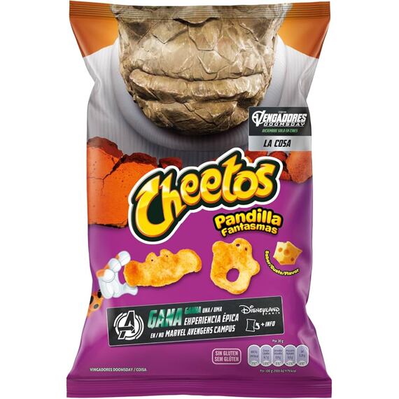 Cheetos ES Avengers Pandilla kukuřičné křupky s příchutí sýru ve tvaru netopýrů 75 g
