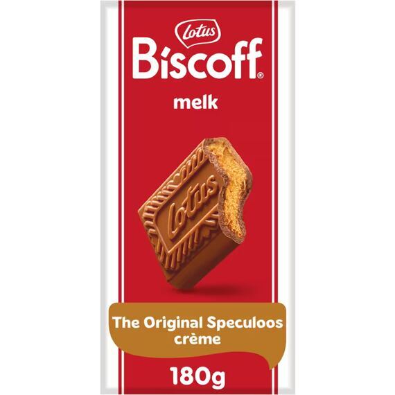 Lotus Biscoff milk chocolate with cream filling with biscuit flavor 180 g